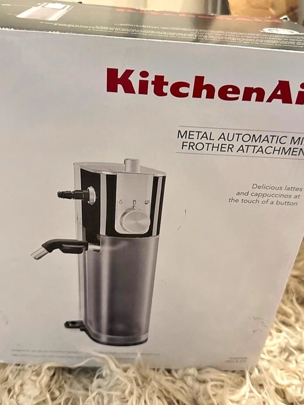 KitchenAid Metal Automatic Milk Frother Attachment Silver Kitchen Tool